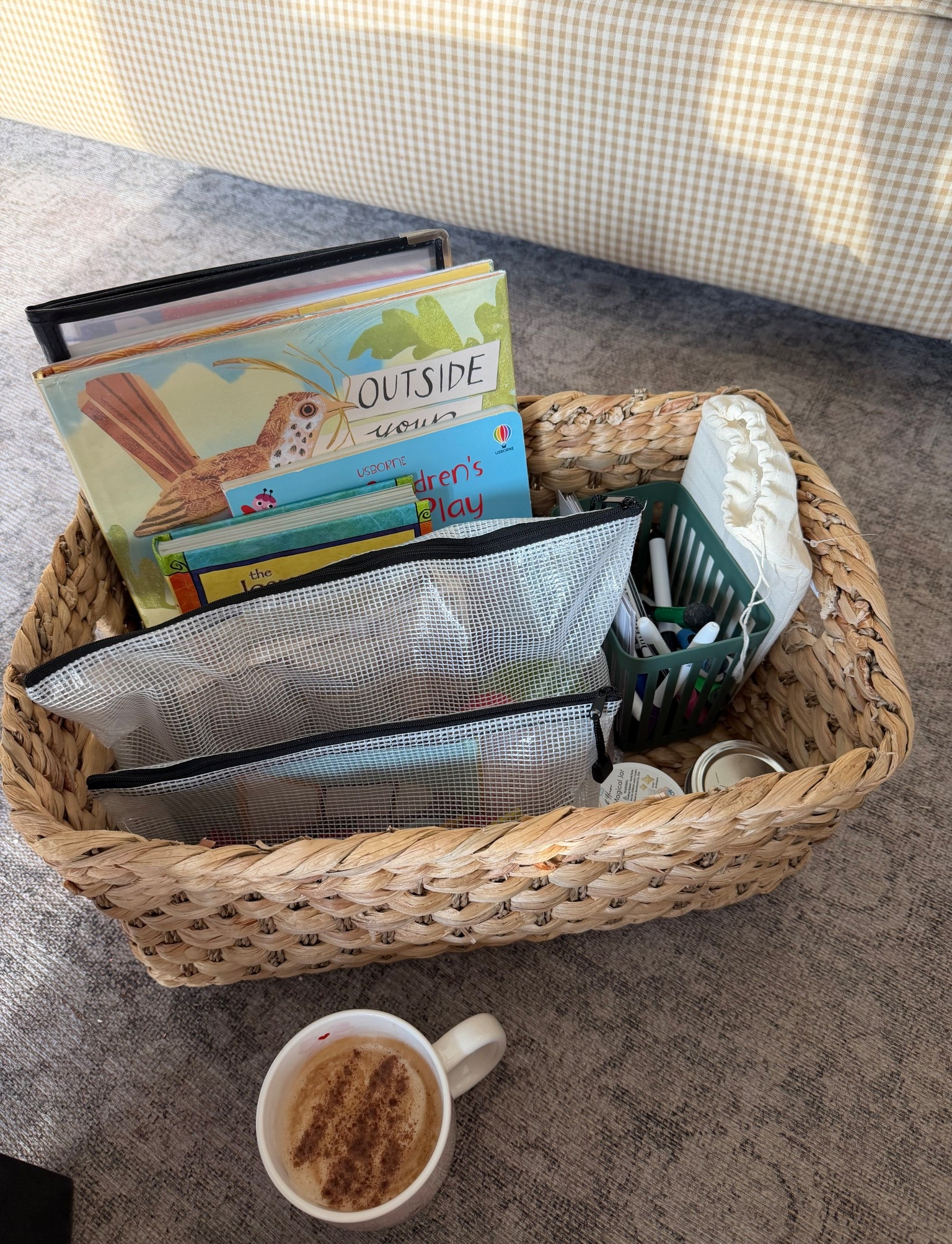 What’s in our preschool morning basket right now!💗