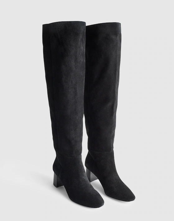 The Sylvia Over-The-Knee Boot in Suede | Madewell | Madewell