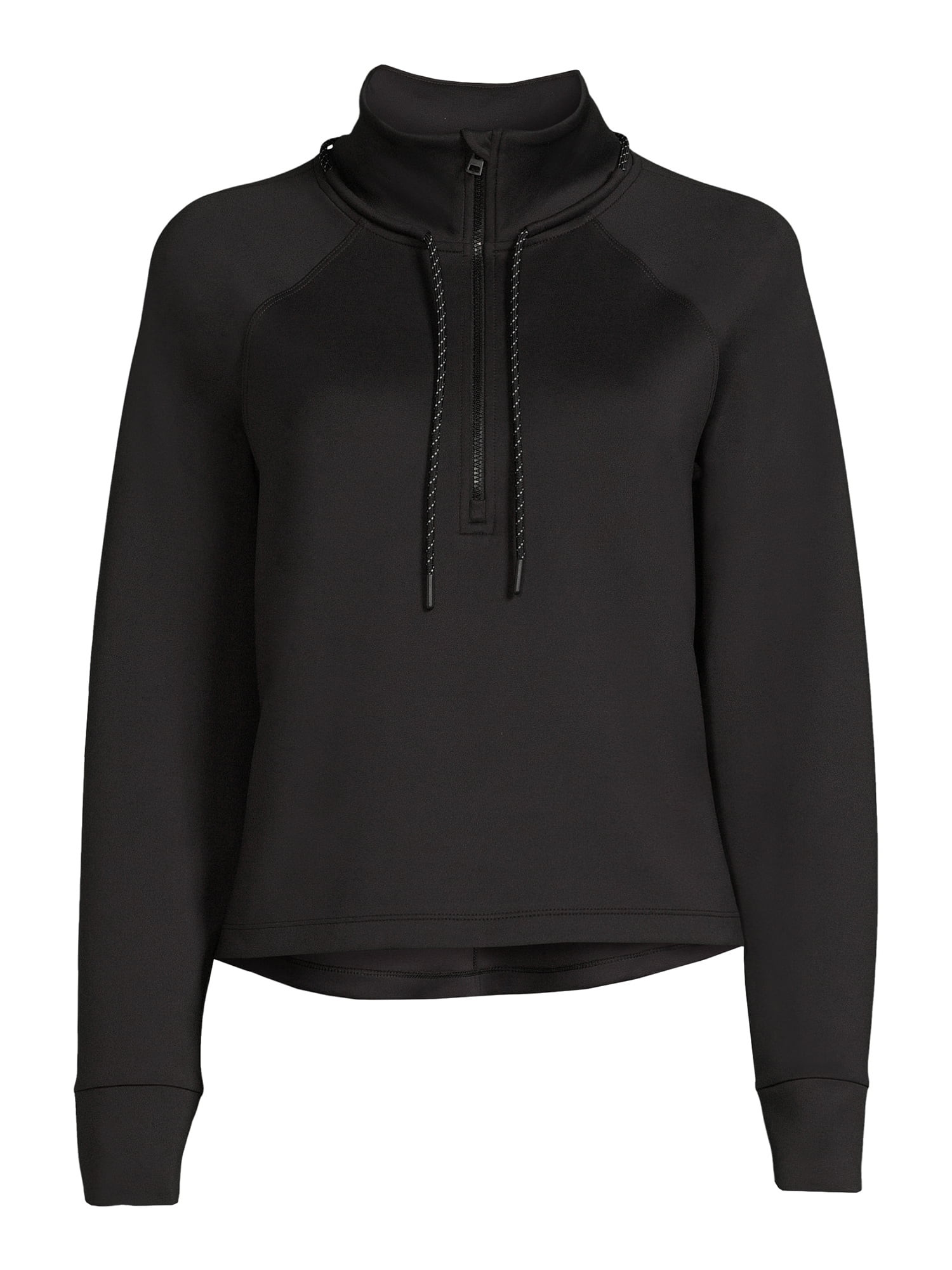 Avia Women’s Quarter-Zip Scuba Pullover With Adjustable Drawcord | Walmart (US)