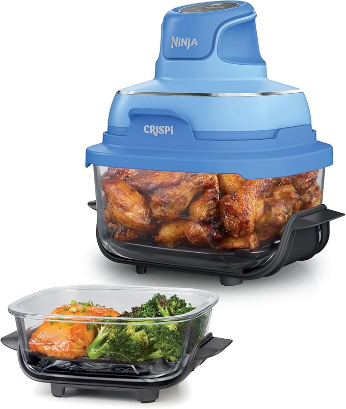 Ninja Crispi 4-in-1 Glass Air Fryer | 450°F | Non-Toxic | 4QT & 6-Cup Glass Containers w/Lids | ... | Amazon (US)