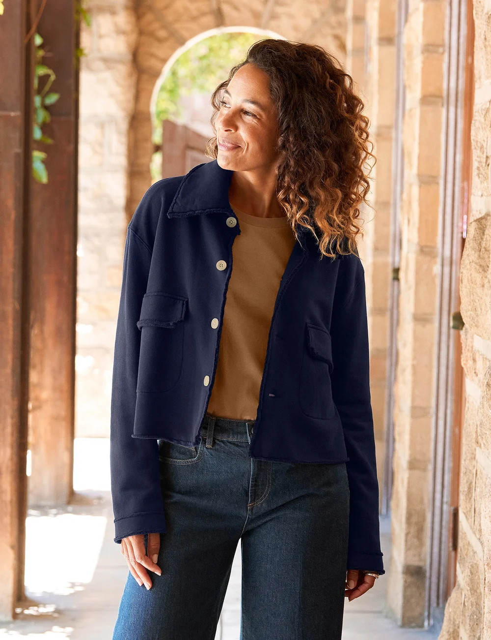 ROWAN Classic Navy, Triple Terry | Frank & Eileen