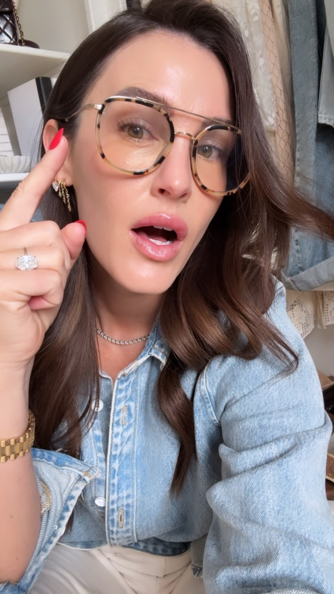 Today’s blue light blocking glasses and outfit details - wearing smalls in all items

#LTKootd #LTKmomlife