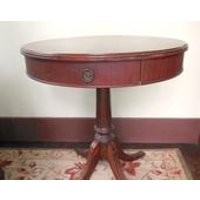 Drum Table Mahogany Duncan Phyfe Style | Etsy (US)