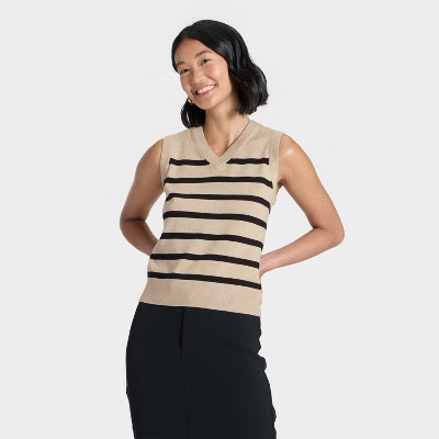 Women's V-Neck Sweater Vest - A New Day™ | Target