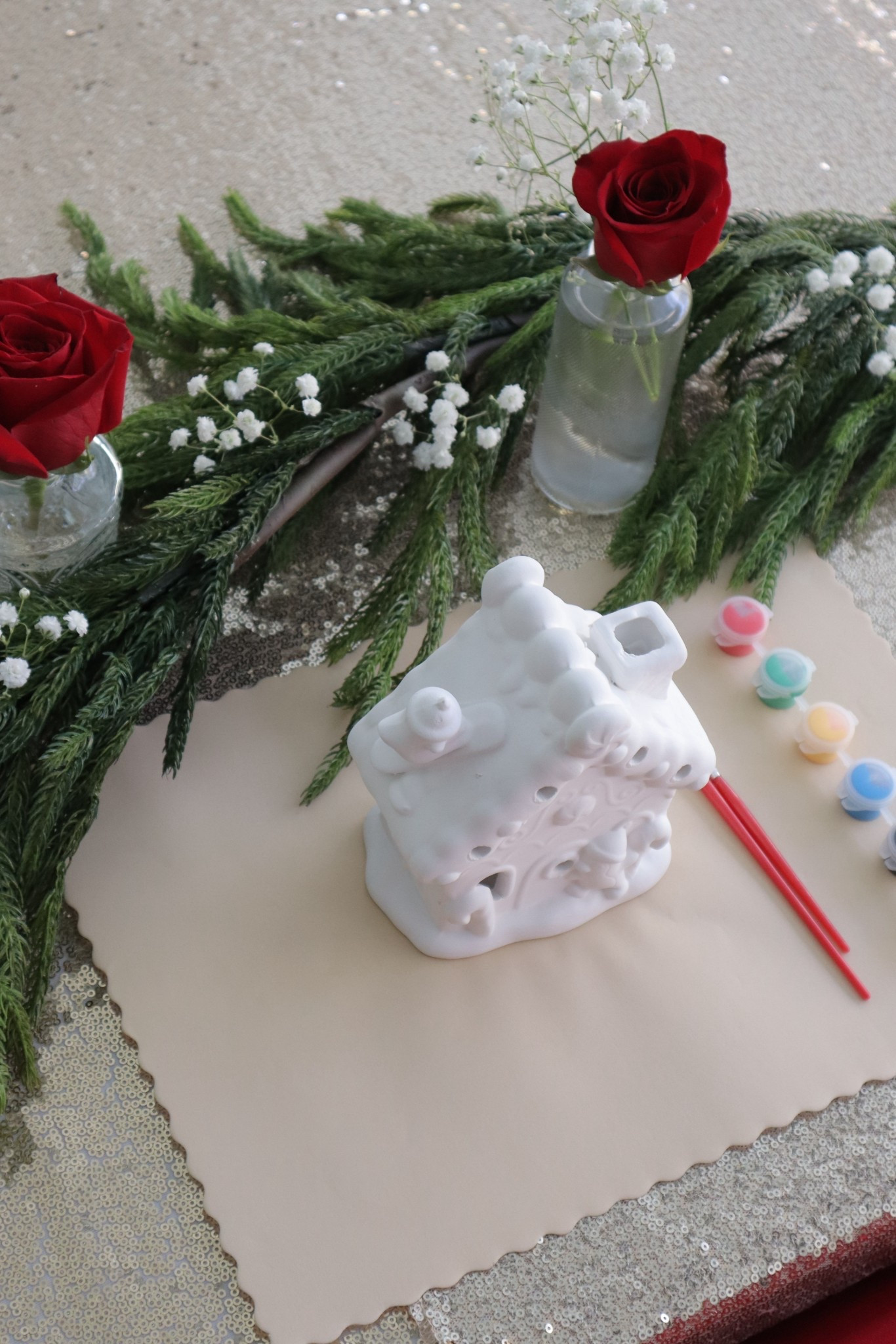 Hosting a cookie exchange Christmas party with a few friends tonight! The ceramic gingerbread house is only five dollars but currently sold out but there are other holiday options available. I will link them here.

girls night Christmas party holiday party cookie exchange paint party home decor 

#LTKSaleAlert #LTKHoliday #LTKHome