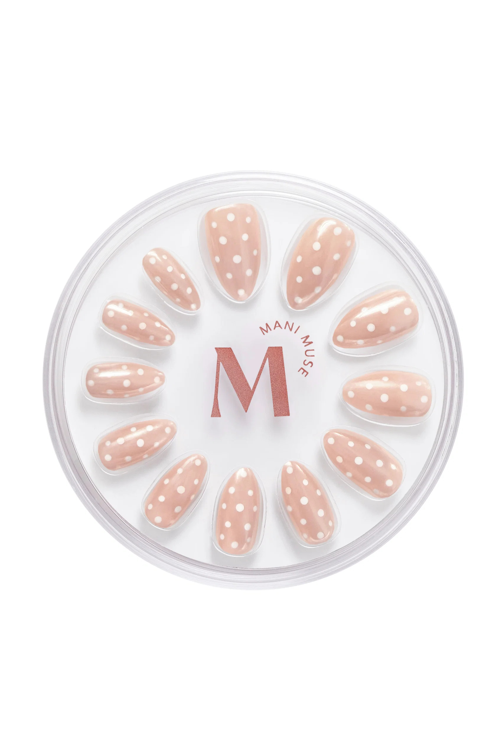 Spotted in the Nude Polka Dot Press-On Nails \u2013 Mani Muse | Mani Muse