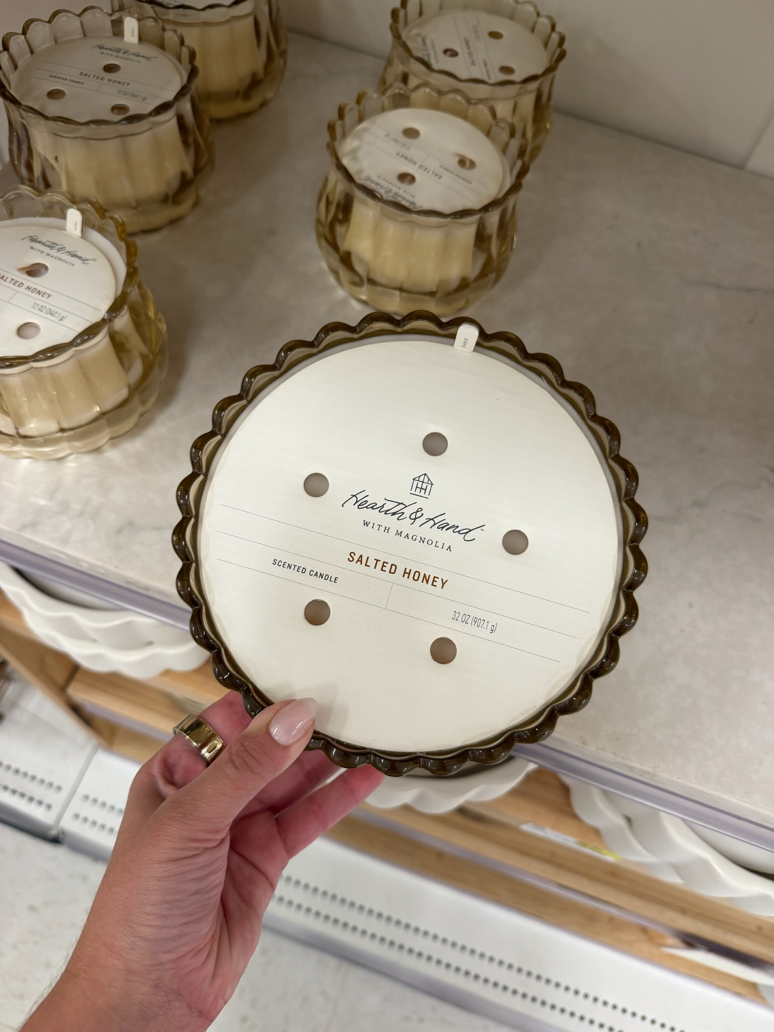 I’m so happy the Hearth & Hand Salted Honey candle is back! It smells sooo similar to Bum Bum Cream and the scalloped glass jar is gorgeous 🤎

wedding guest dress summer, country concert outfits, summer outfits over 40, teacher outfits, summer dresses, back to school outfits, vacation outfits beach, date night outfits, business casual workwear, concert outfit ideas
 

 #LTKSeasonal #LTKHome