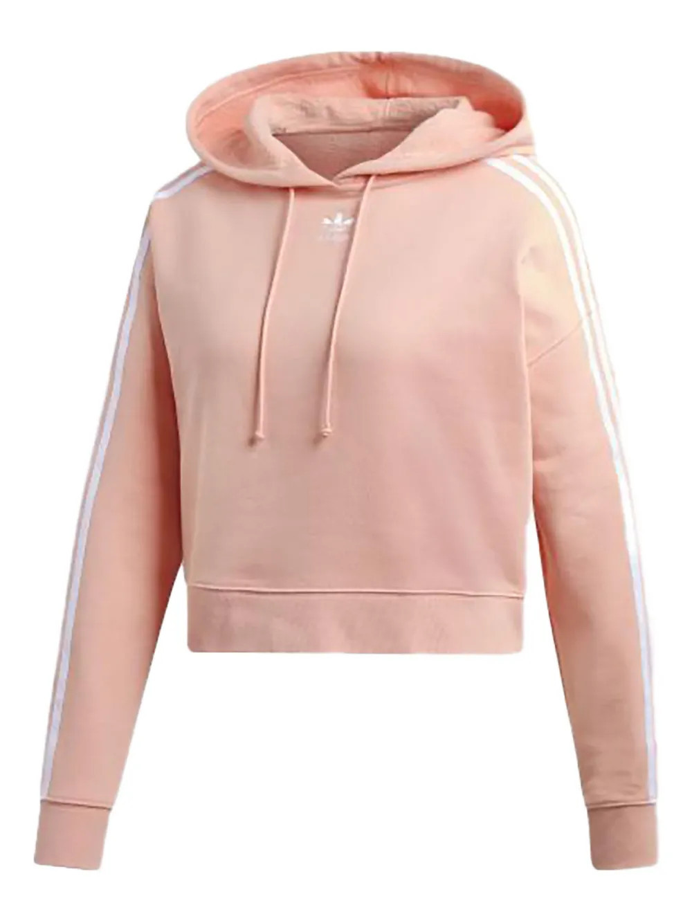 adidas cropped hoodie - Pink | Farfetch Global