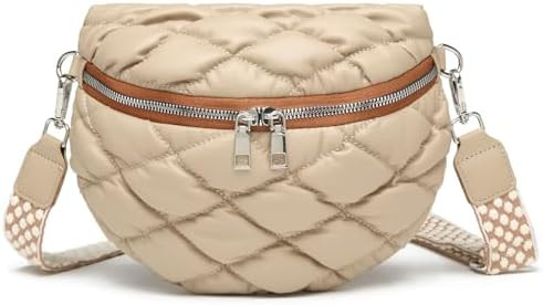 Eslcorri Crossbody Bags for Women - Fashion Sling Purse Shoulder Bag Fanny Pack Leather Causal Ch... | Amazon (US)