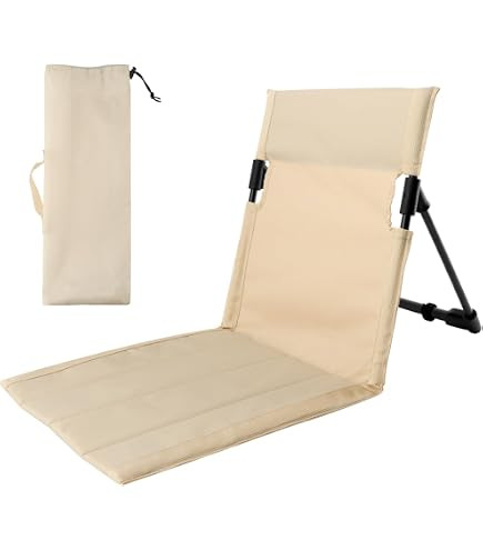 Novabright 1 Pcs Extra Large Foldable Pool Chair with Mesh Backrest Portable Camping Chairs Pools... | Amazon (US)