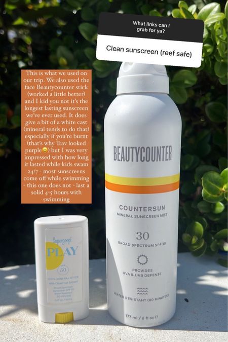 Clean sunscreen that works! Highly recommend 🙌🏻

#LTKbeauty #LTKunder50 #LTKswim