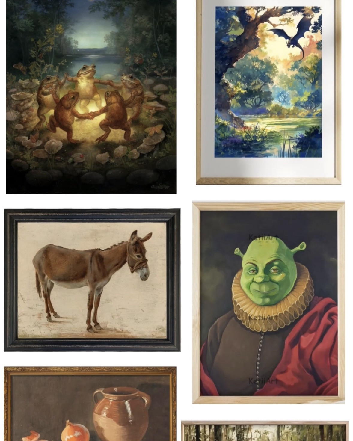 Here’s my shrek home aesthetic starter pack! Part 4 elevated shrek art 

#LTKhome