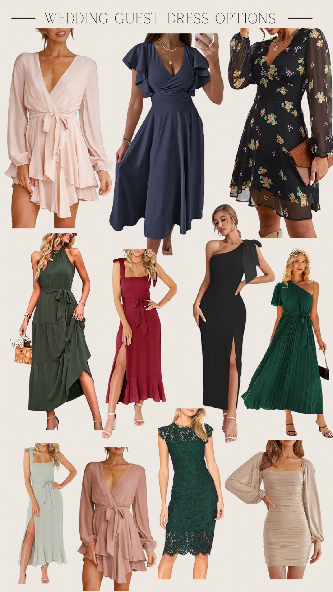 Wedding Guest Dresses! 

#LTKSeasonal #LTKFind #LTKwedding