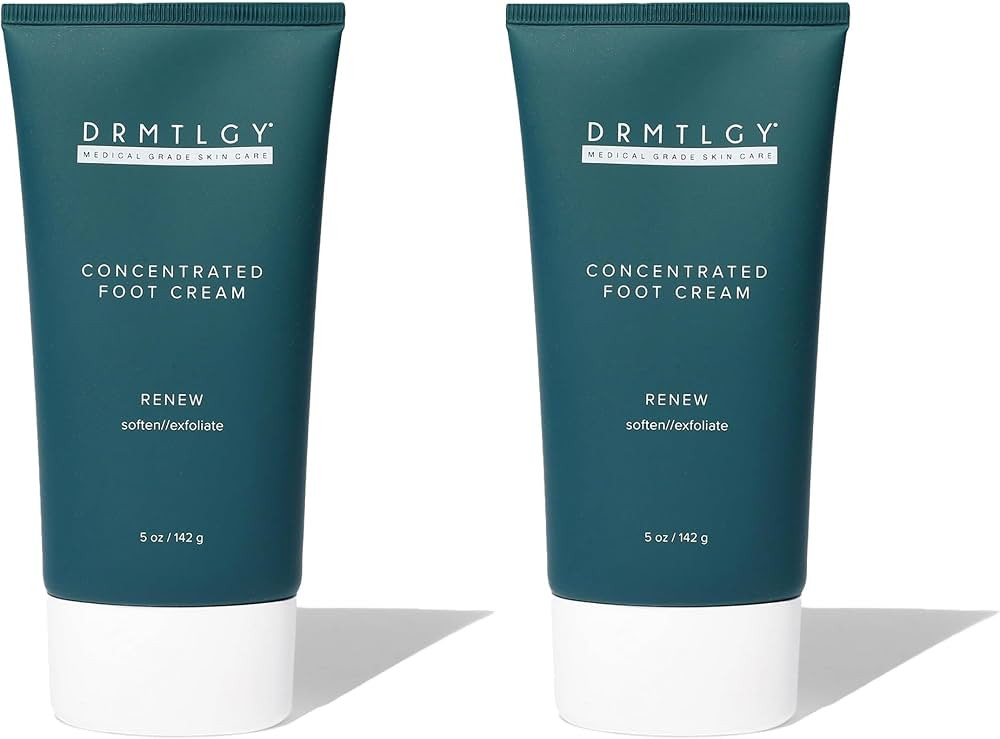 DRMTLGY Concentrated Foot Cream for Dry Cracked Heels - Heel Cream & Foot Lotion for Dry Cracked ... | Amazon (US)