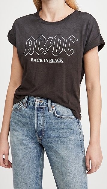 Drop Shoulder AC/DC Tee | Shopbop