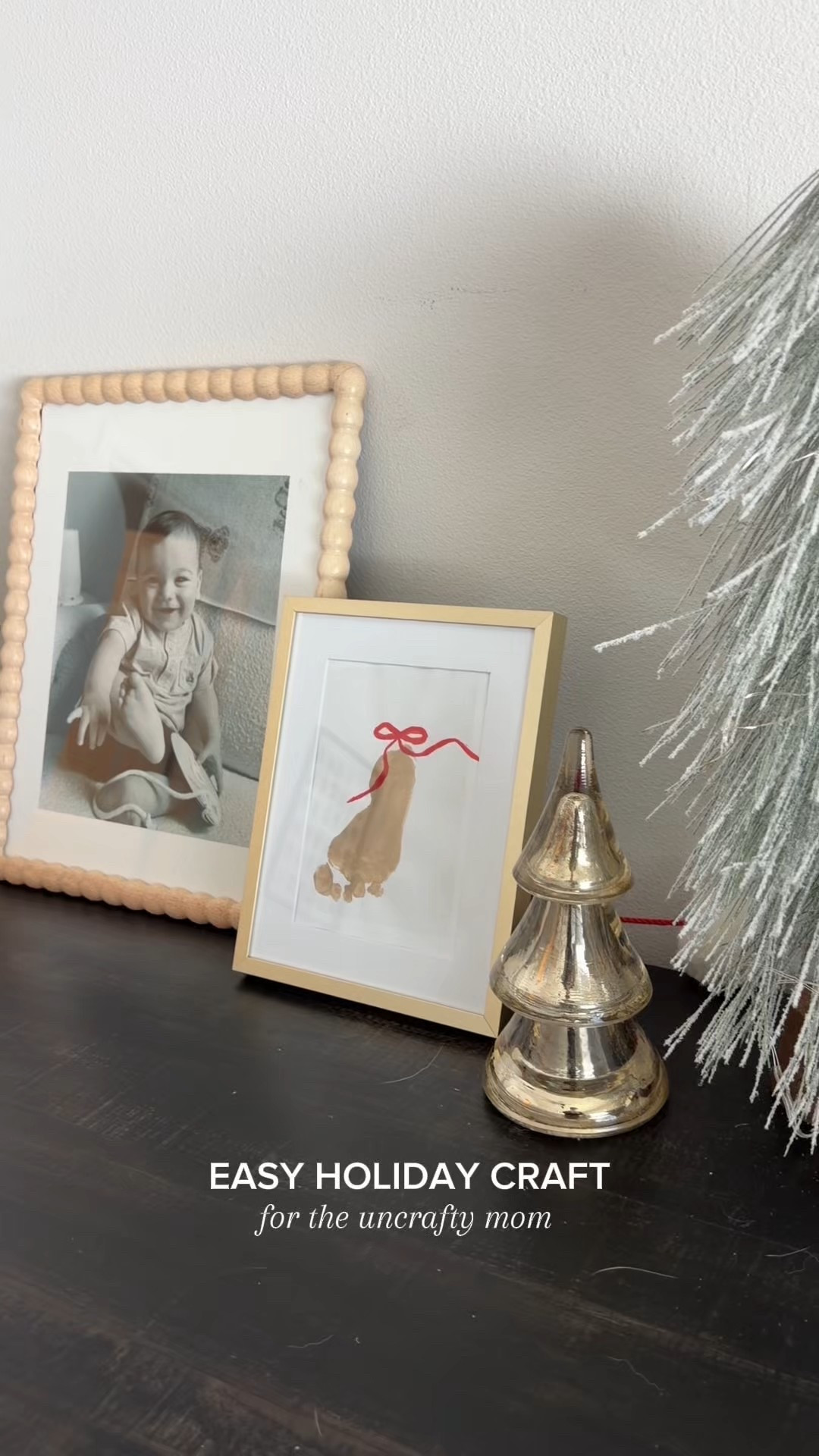 Holiday craft idea! The frame size is 7x9 matted to 5x7!

#LTKHome #LTKBaby #LTKHoliday