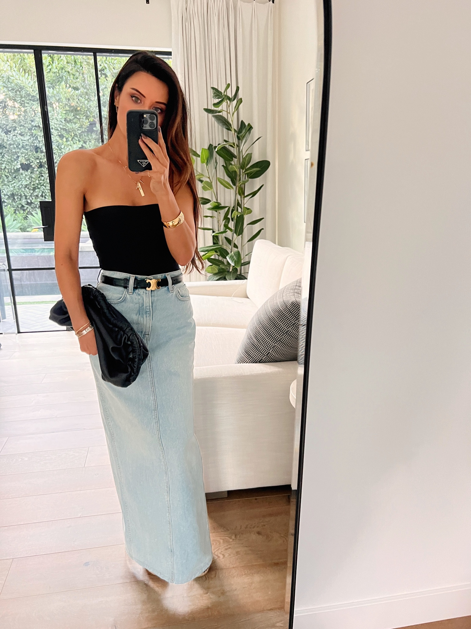 Date night - denim skirts still going strong!

#LTKfindsunder100 #LTKstyletip