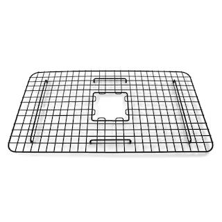 SINKOLOGY SinkSense Ellis 27.5 in. x 14 in. Kitchen Sink Bottom Grid in Matte Black SG008-27MB | The Home Depot