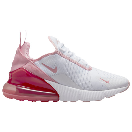 Nike Girls Nike Air Max 270 - Girls' Grade School Shoes White/Pink Glaze Size 04.5 | Foot Locker (US)