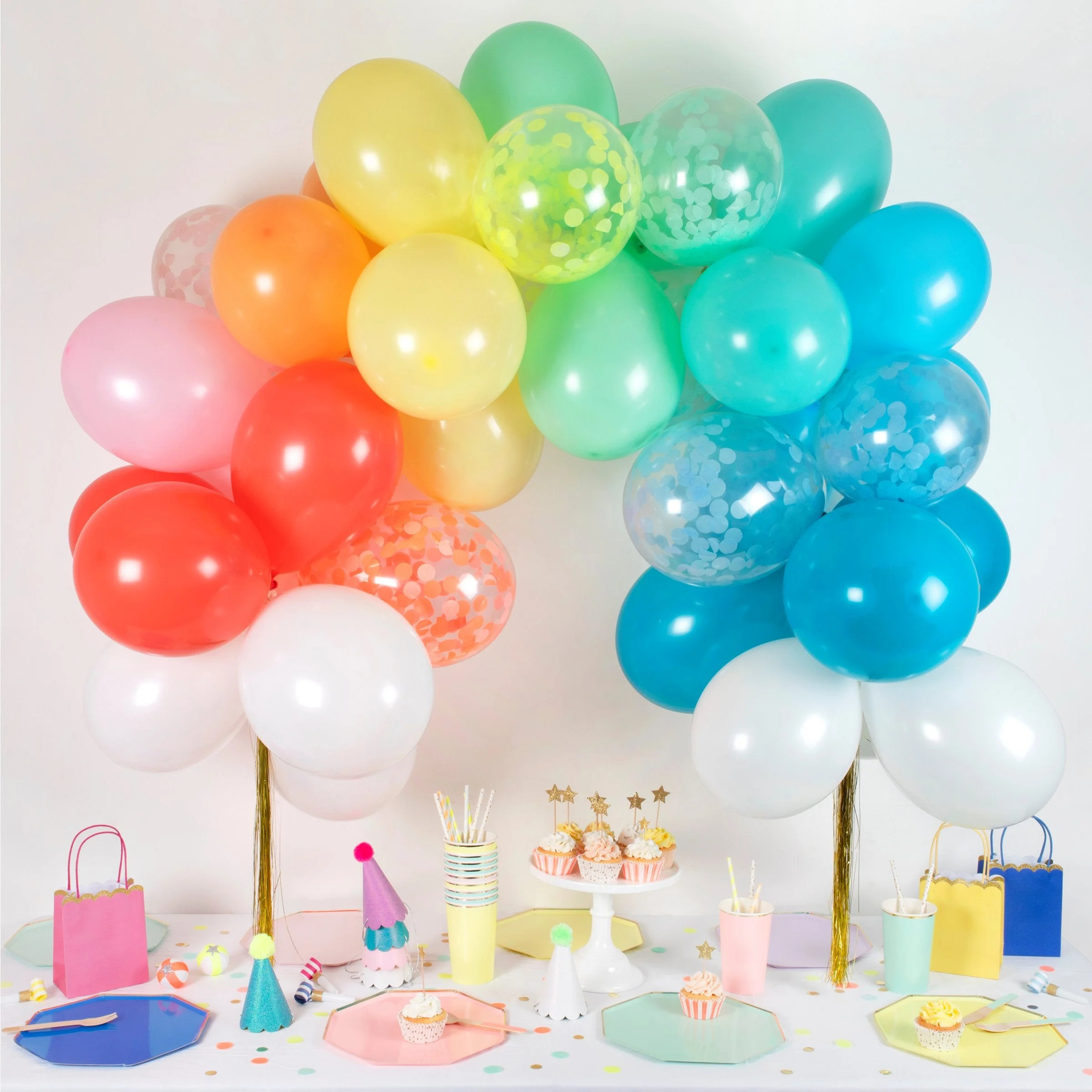 Rainbow Balloon Arch Kit (x 40 balloons) | Meri Meri