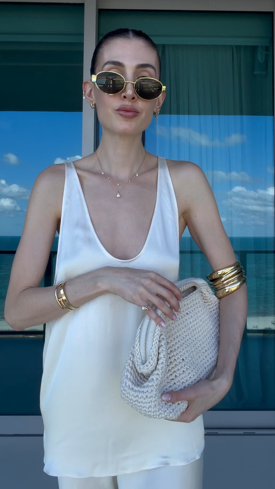 Simple chic day outfit for Miami. 🤍

#LTKgrwm #LTKU #LTKootd