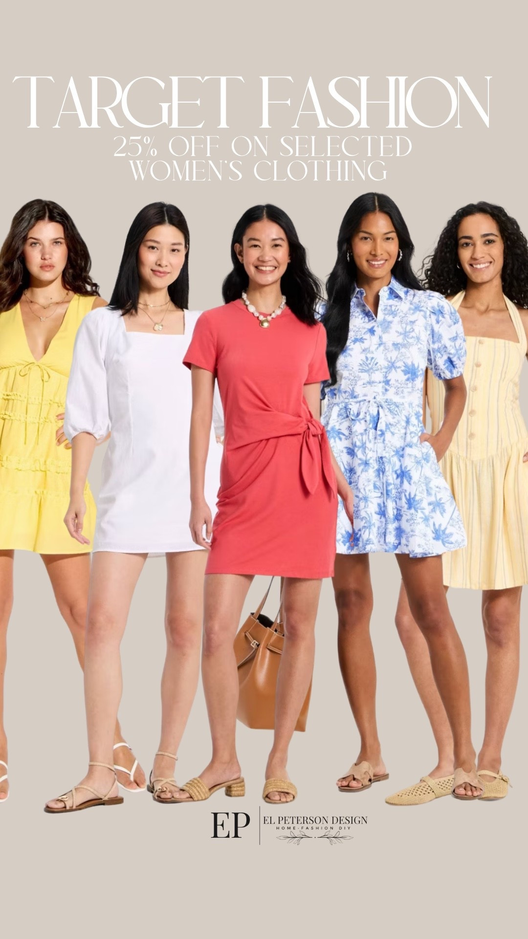 Target
Last Day 
25% off selected women’s clothing dresses 

#LTKSaleAlert