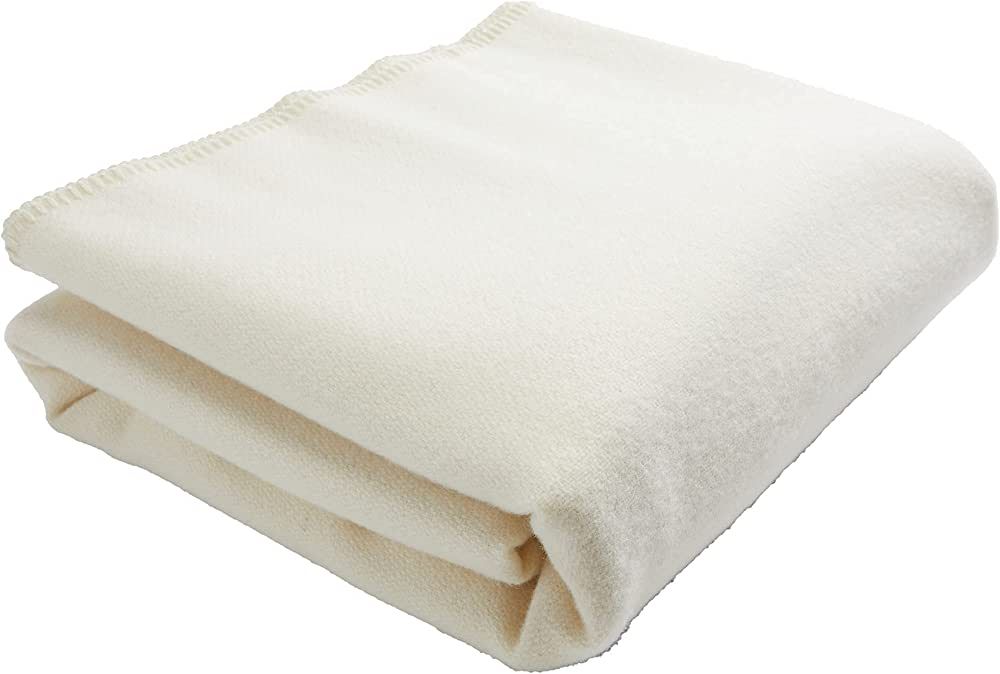 Pendleton Washable Eco-Wise Wool® Blanket - Queen White One Size | Amazon (US)