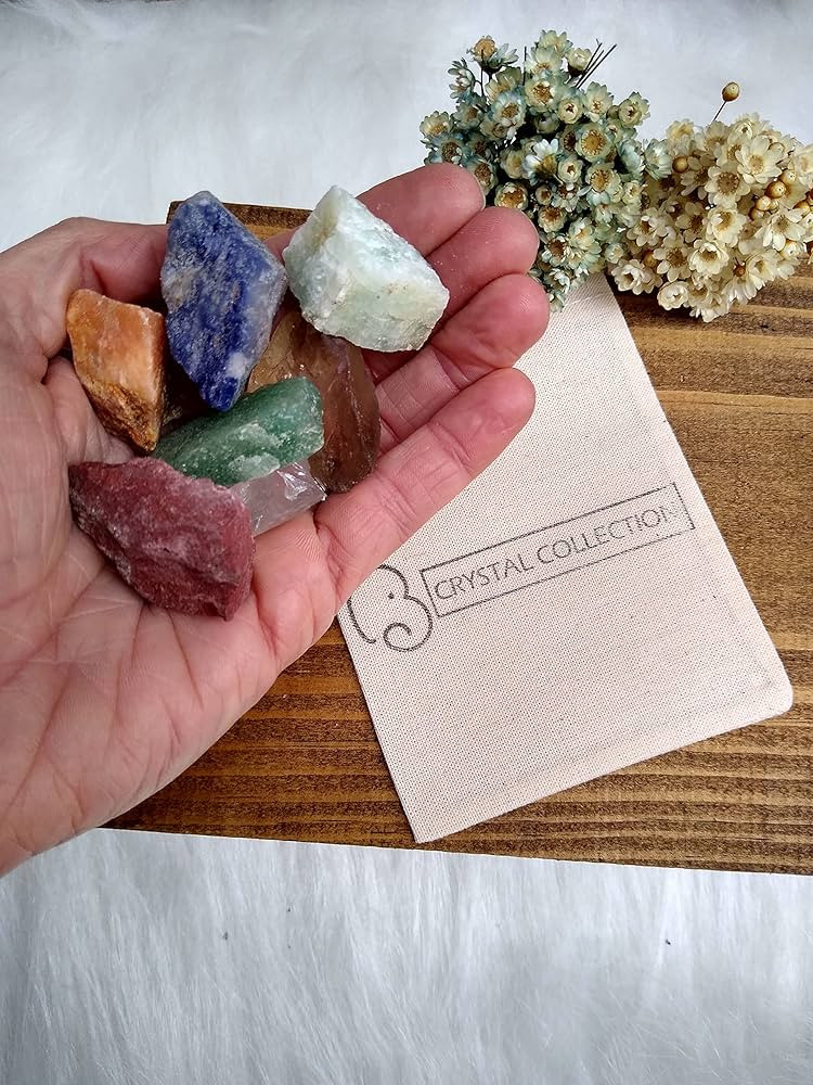 Kit Pedra Cristal Natural (7 Pedras Brutas) | Amazon (BR)