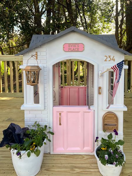 Playhouse makeover toys for little girls toddler house DIY craft