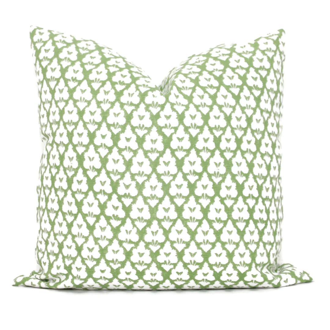Anna French Arboreta Green Decorative Pillow Cover 18x18 - Etsy | Etsy (US)