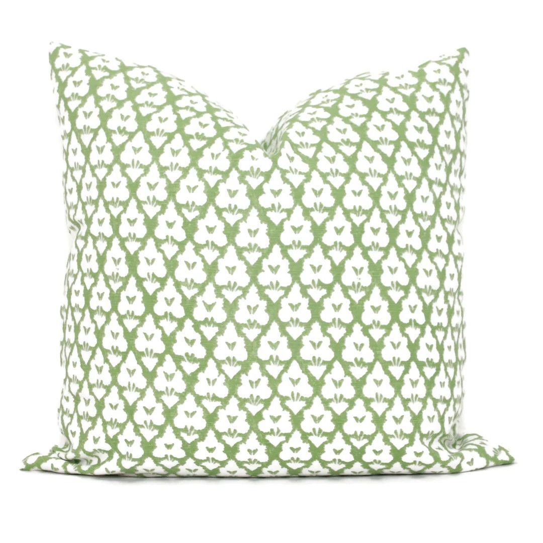 Anna French Arboreta Green Decorative Pillow Cover 18x18 - Etsy | Etsy (US)