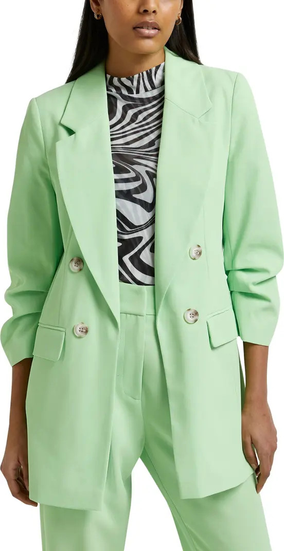 RIVER ISLAND Double Breasted Blazer | Nordstrom | Nordstrom