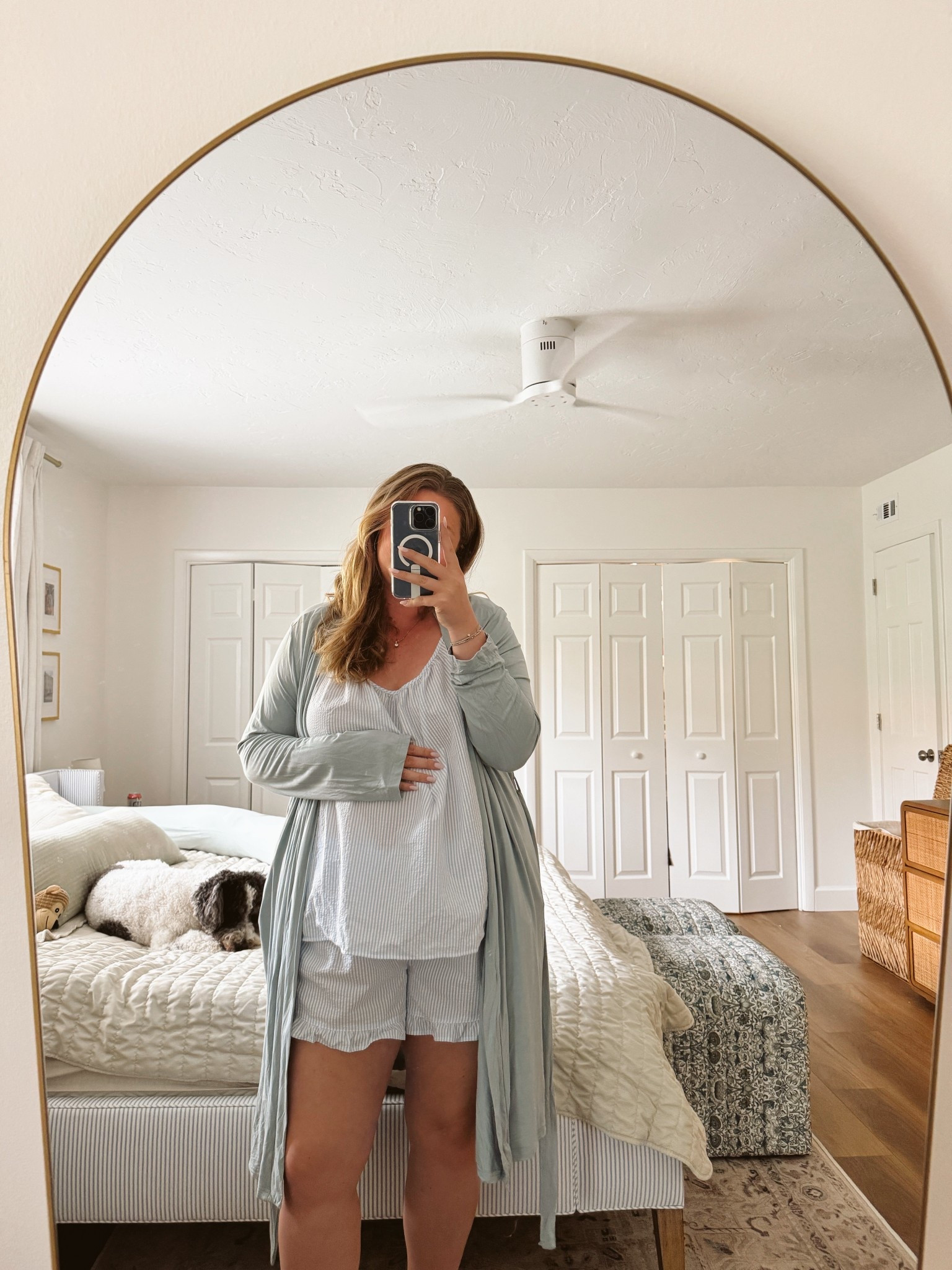 This pajama set and robe is about to be worn constantly postpartum! 

#LTKTall #LTKMidsize #LTKBump