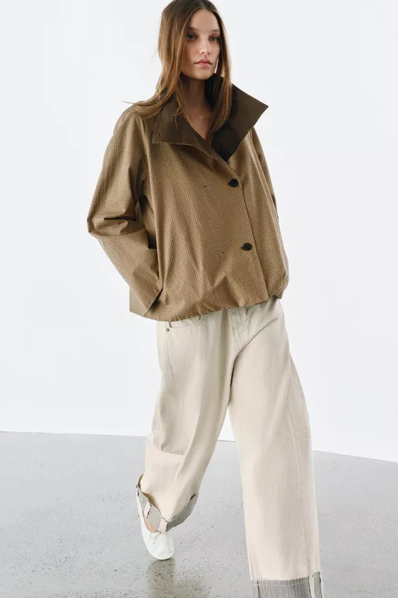 REVERSIBLE CHECK JACKET ZW COLLECTION | Zara UK