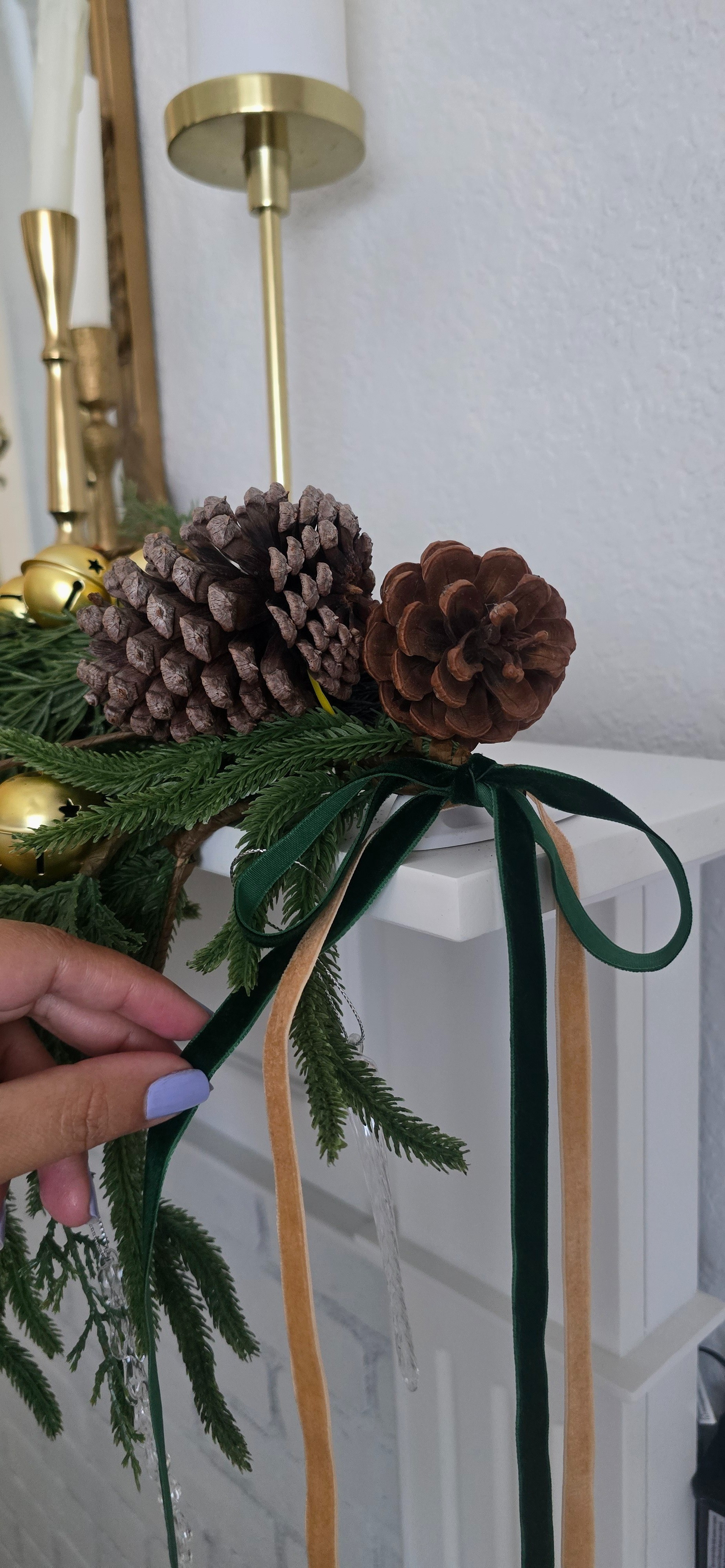 “Soft Traditional™ ribbon magic — this green + khaki caramel combo is giving classic, calm, elegant.”

#LTKSeasonal #LTKHome #LTKHoliday
