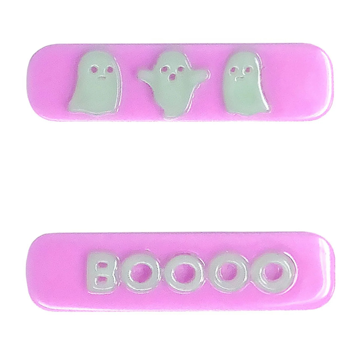 2-Pack Bar Clips, Boo Friends Glow In The Dark | SpearmintLOVE