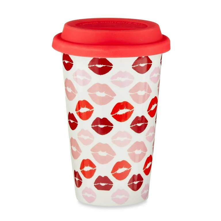 Valentine's Day Lips Tumbler, by Way To Celebrate | Walmart (US)