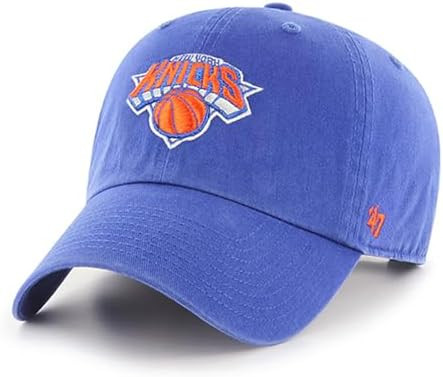 47 Brand NBA Unisex Basketball Team Color Home Primary Logo Clean Up Adjustable Cap Dad Hat Adult | Amazon (US)
