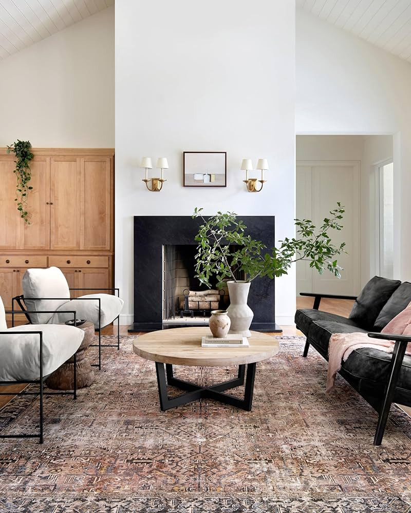 Loloi Chris Loves Julia Jules Collection JUL-02 Terracotta/Multi 7'-6'' x 9'-6'', .13" Pile Heigh... | Amazon (US)