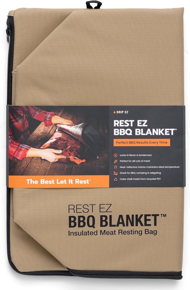 Rest EZ BBQ Blanket® - Insulated Meat Resting Bag for Moisture Retention and Tender BBQ - Heavy-... | Amazon (US)