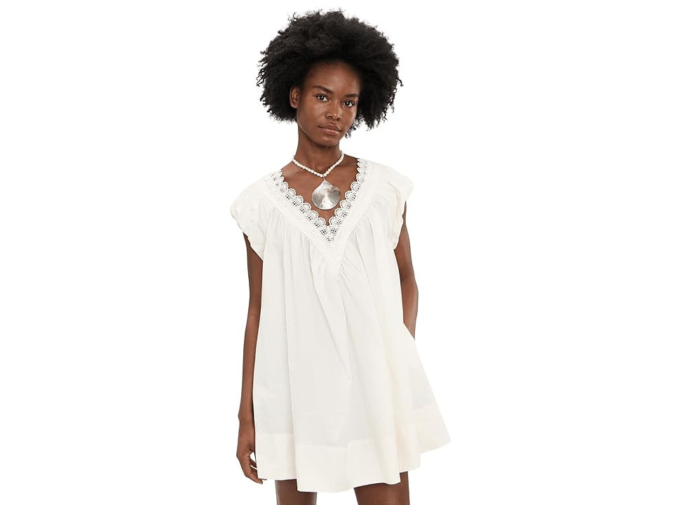 Free People Sundazed Mini Dress Women's Dress Sugar Swizzle: XL (Women's 16), Cotton | Zappos.com