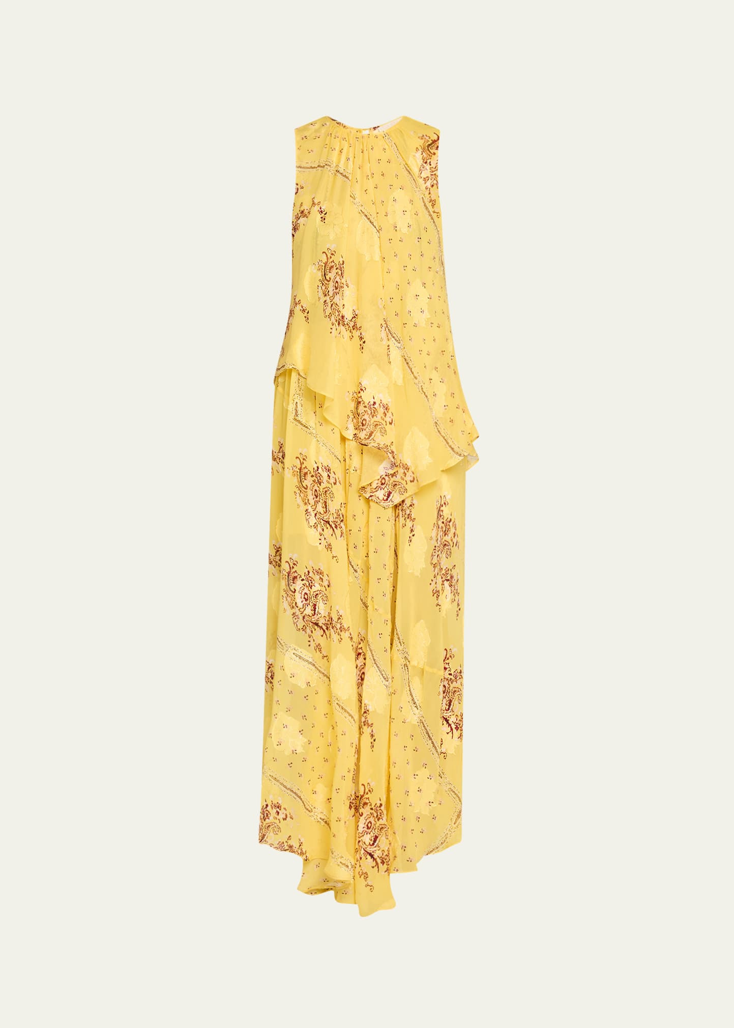Ulla Johnson Caprice Asymmetric Layered Silk Dress | Bergdorf Goodman