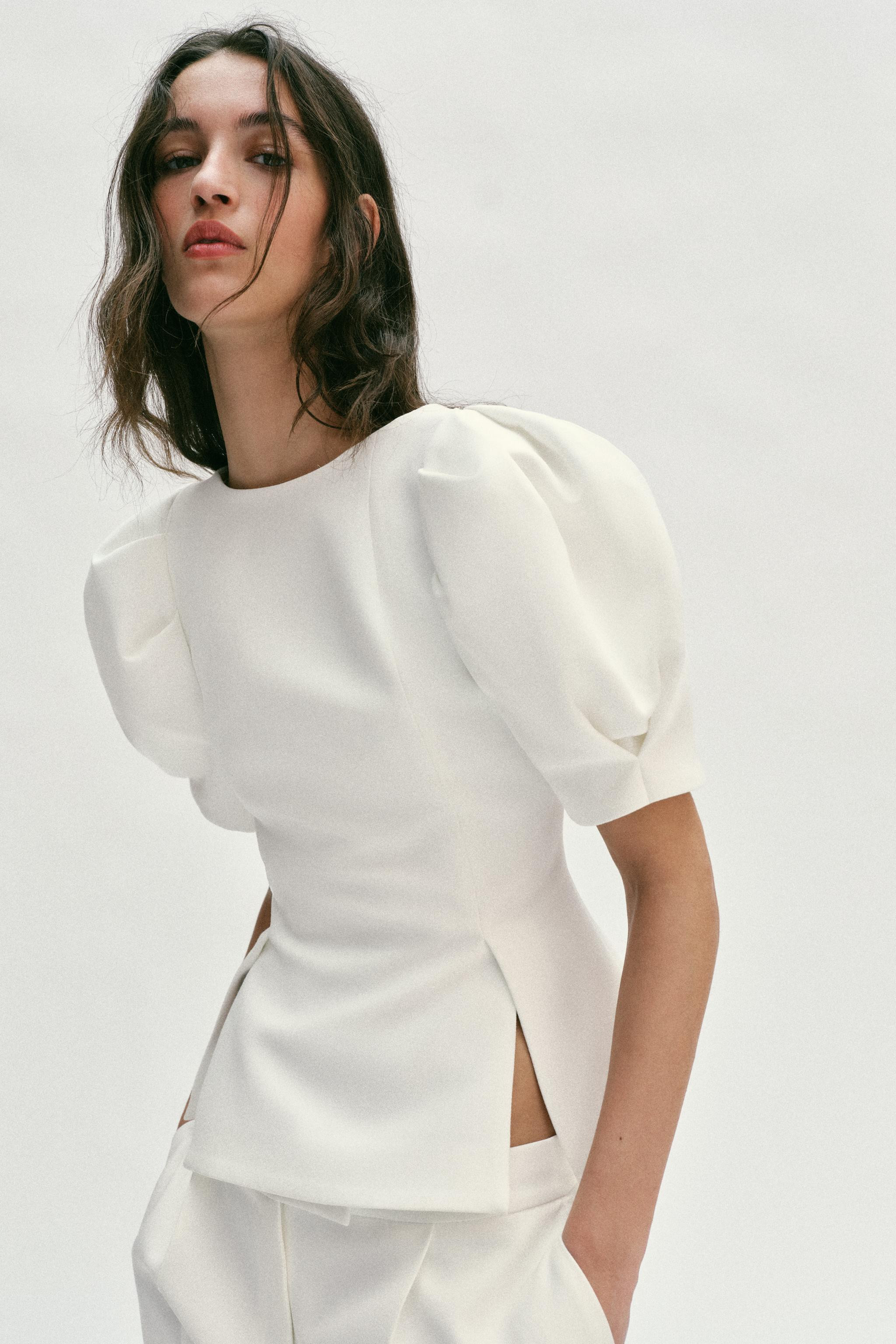 PUFF SLEEVE TOP | Zara UK