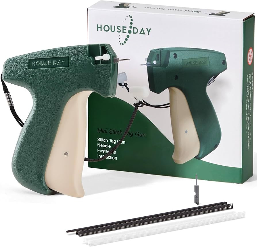 HOUSE DAY Tagging Gun for Clothing,Stitchy Quick Clothing Fixer Sewing Hemming Quick Stitch with ... | Amazon (UK)