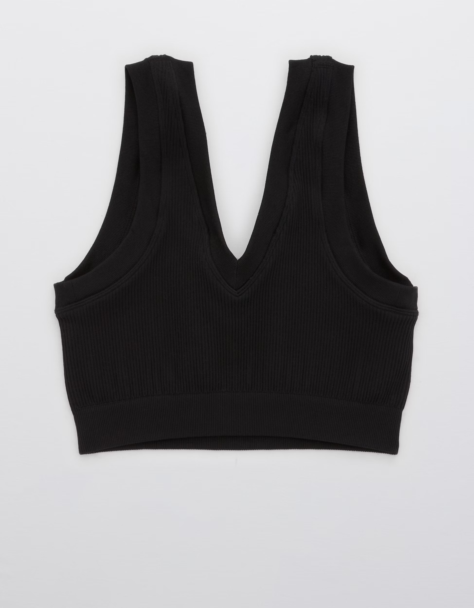 OFFLINE By Aerie Main Squeeze Seamless Plunge Sports Bra | American Eagle Outfitters (US & CA)