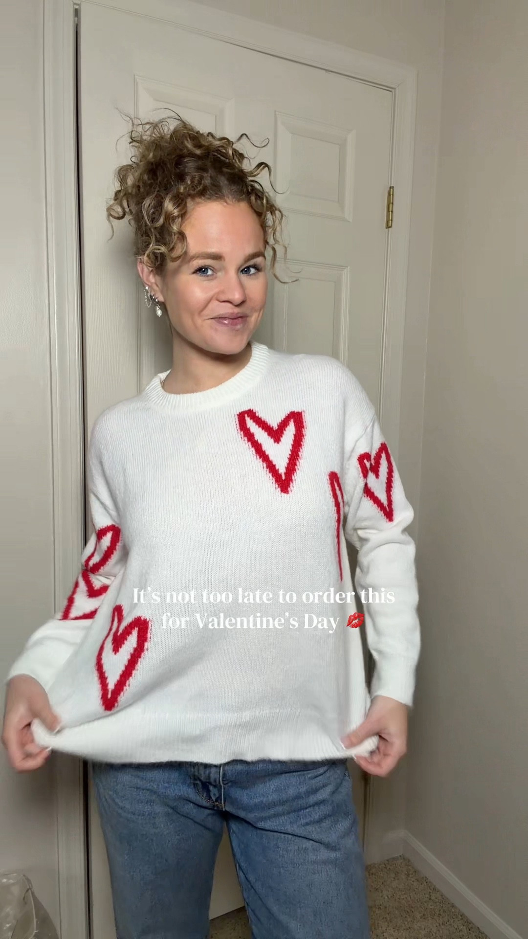 Valentine’s Day sweater ❤️💋

#LTKootd #LTKValentine