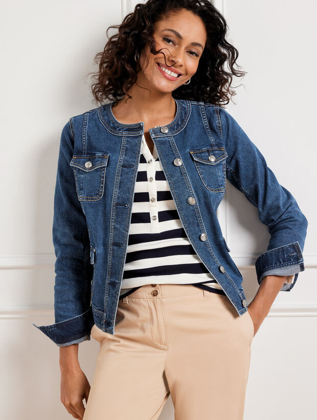 Fashion Denim Jacket - Eva Wash | Talbots