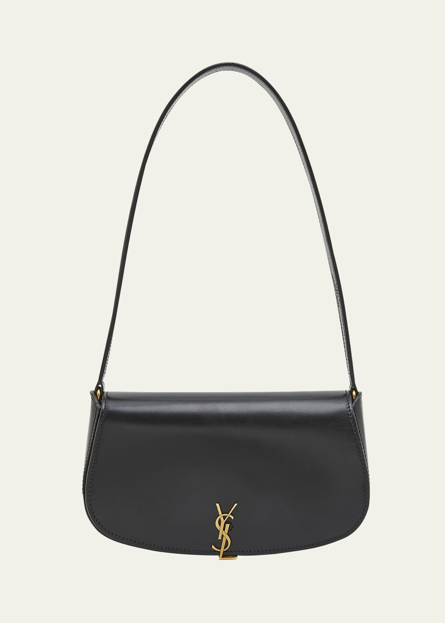 Saint Laurent Mini YSL Flap Leather Shoulder Bag | Bergdorf Goodman