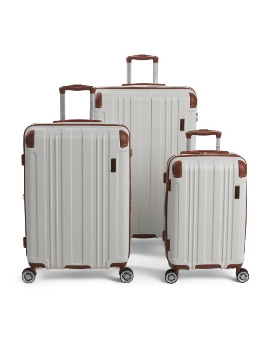 3pc Bravo Hardside Spinner Luggage Set | TJ Maxx