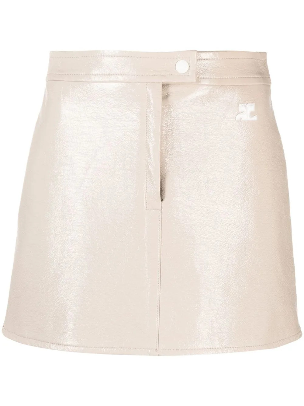 vinyl mini skirt | Farfetch Global